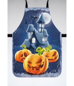 Прикольный фартуки: фартук хеллоувин злые тыквы